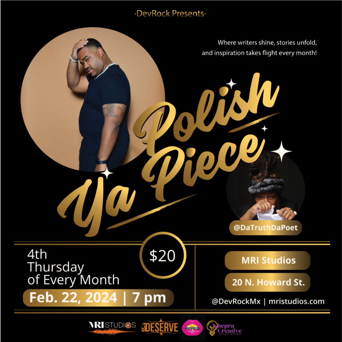 Polish Ya Piece: Writer's Workshop Flyer