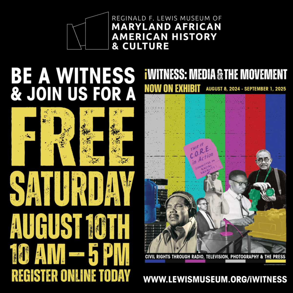 FREE DAY | iWitness: Media & The Movement poster