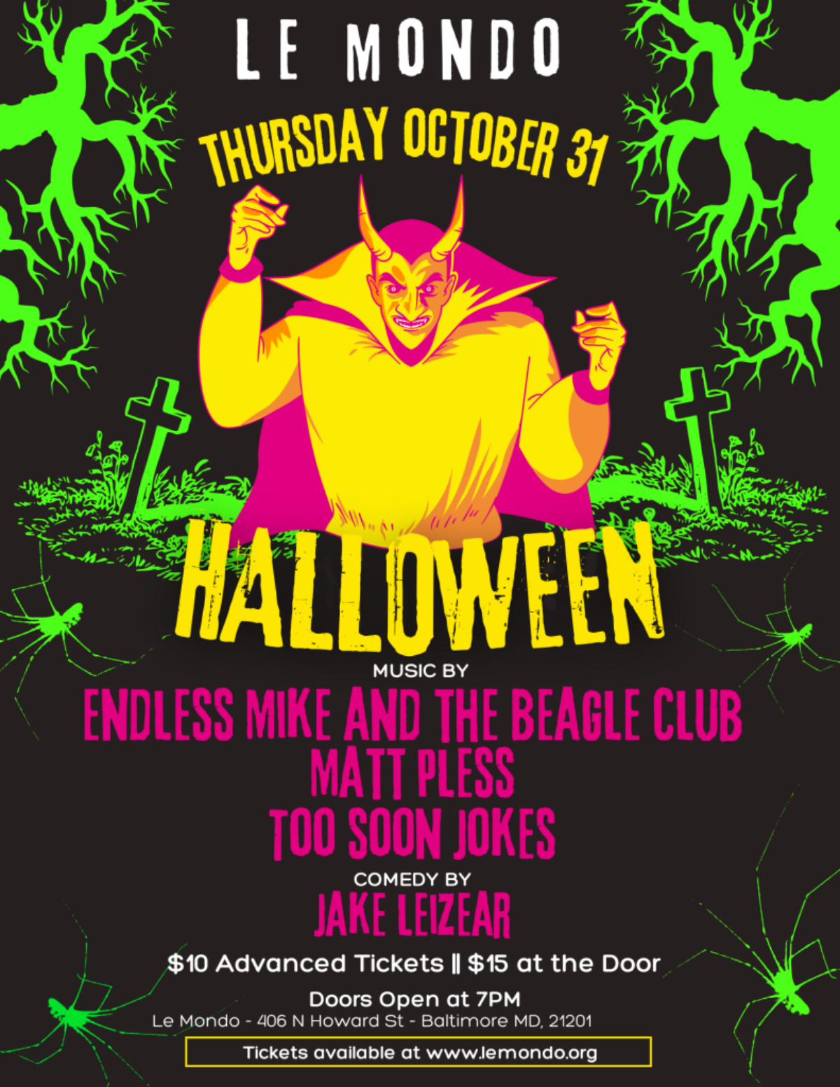 Halloween with Endless Mike & Friends poster