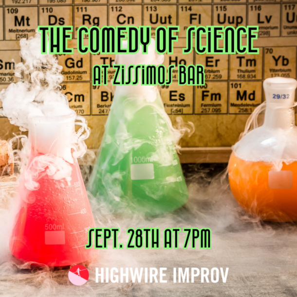 The Comedy of Science at Zissimos Bar! poster