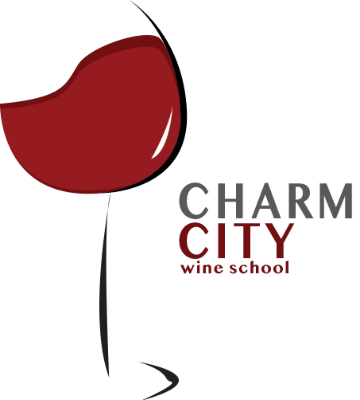 Charm City wine school poster