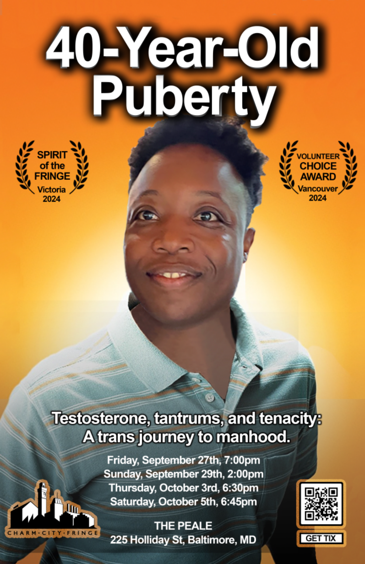 40 Year Old Puberty flyer