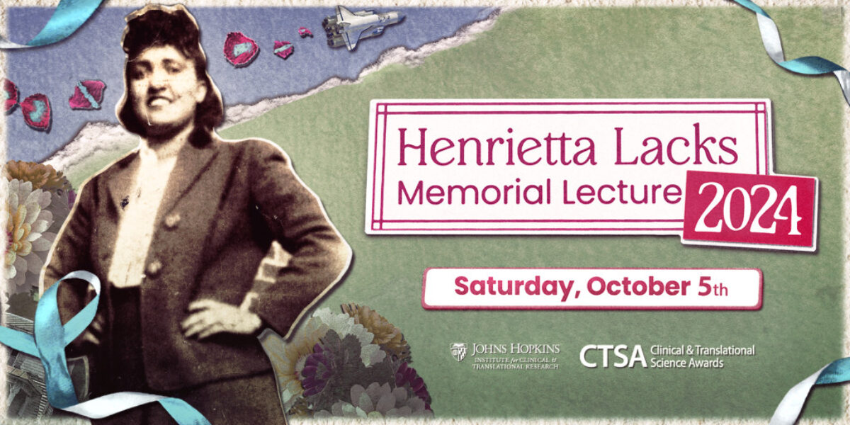 2024 Henrietta Lacks Memorial Lecture flyer