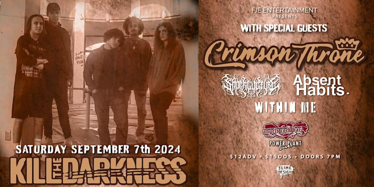 Kill The Darkness - Angels Rock Bar poster