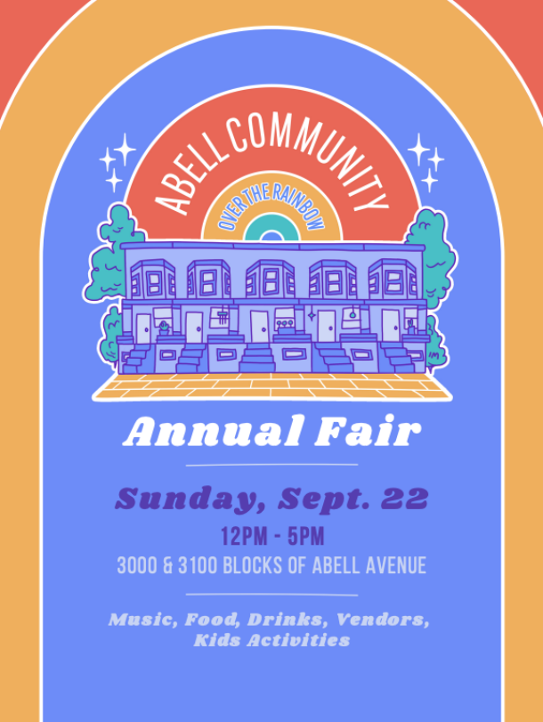 Abell Community Street Fair poster