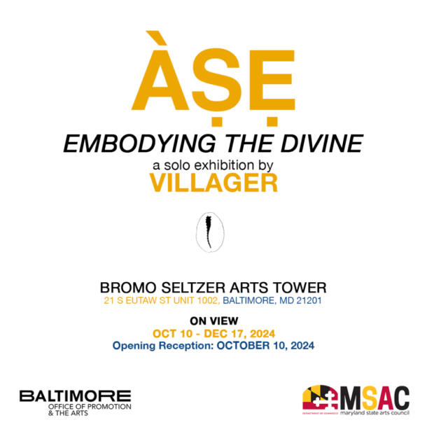 ÀṢẸ: Embodying the Divine solo exhibition by VILLAGER poster