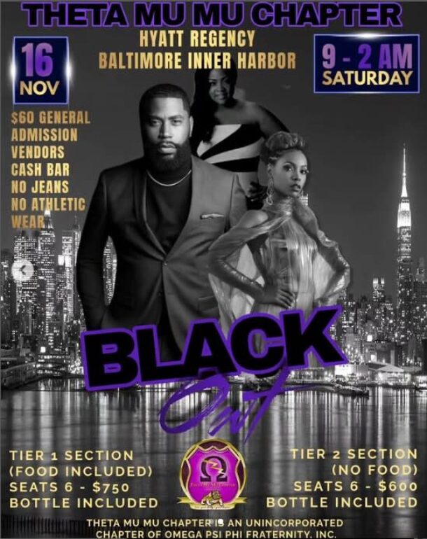 Black OWT Part and Achievement Week Luncheon flyer