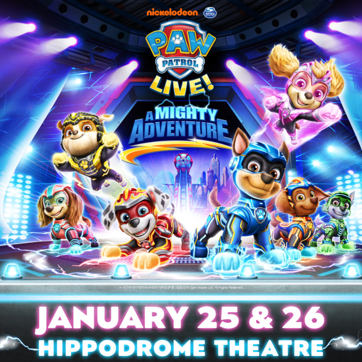 PAW Patrol Live! flyer