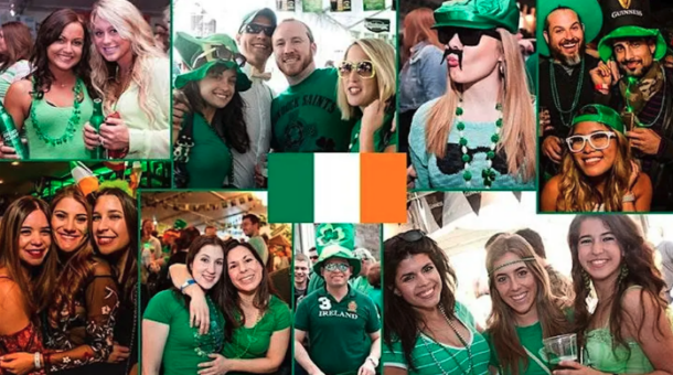 St. Patrick's Day collage