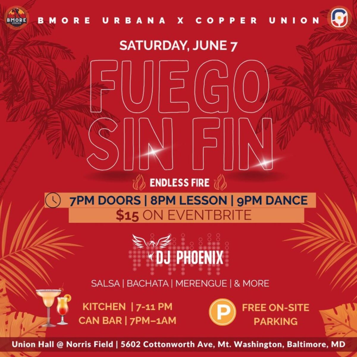 Fuego Sin Fin @ Union Hall flyer