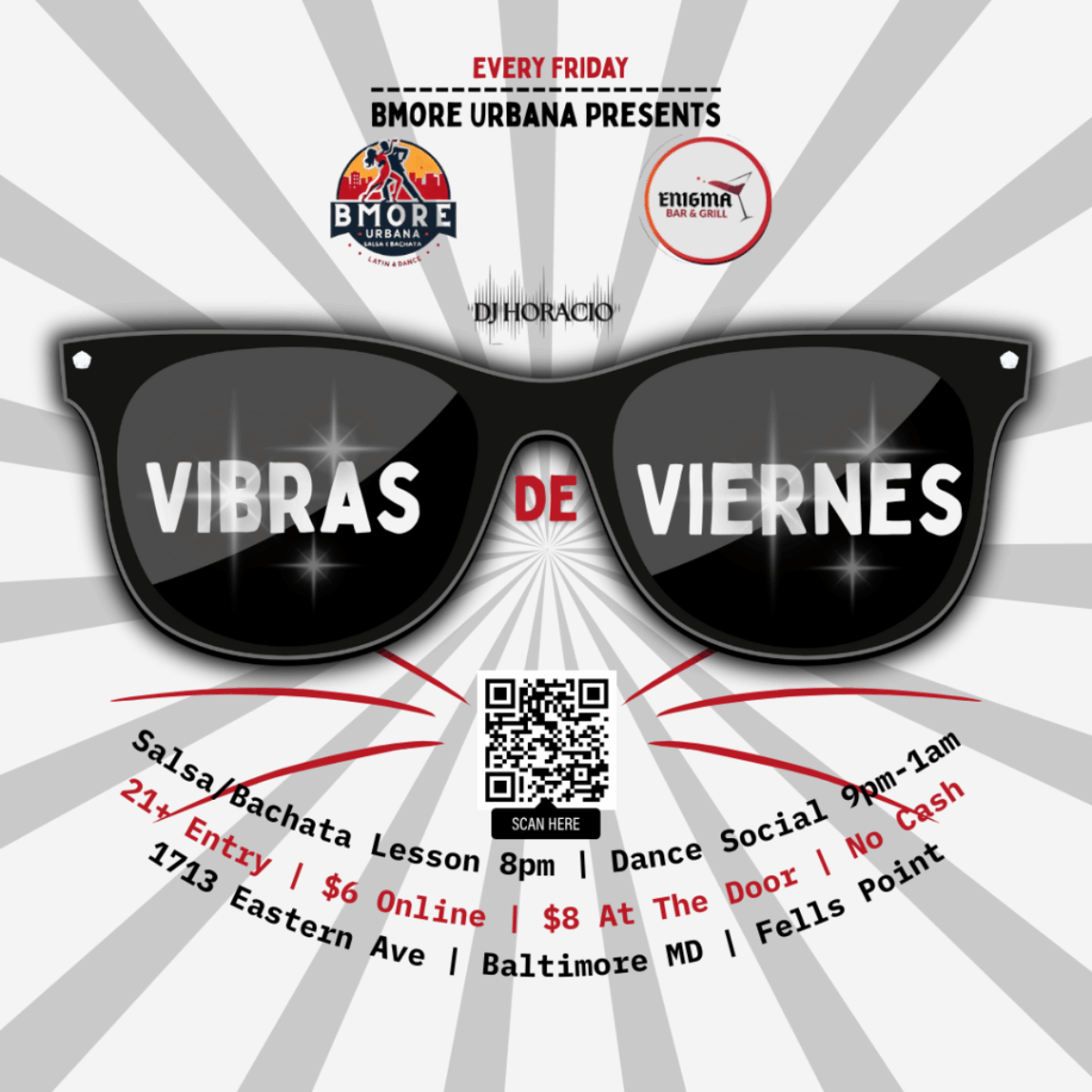 Latin Dance Social flyer