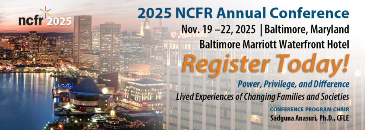 National Council on Family Relations flyer