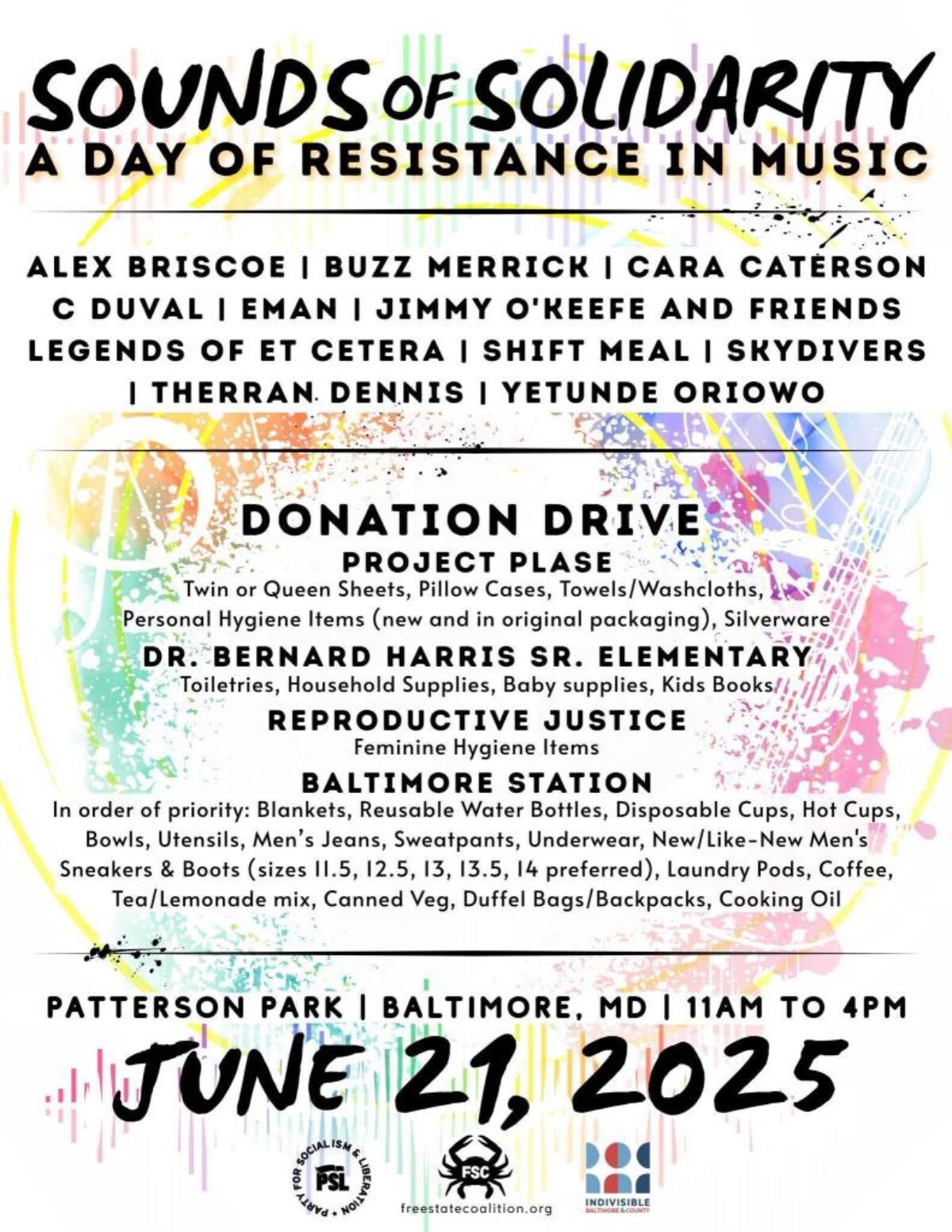 Sounds of Solidarity poster