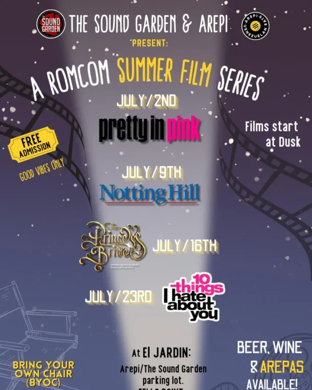 A Romcom Summer Film Series
