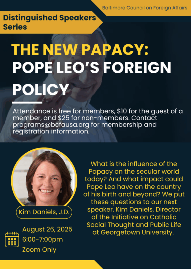 The New Papacy: Pope Leo's Foreign Policy