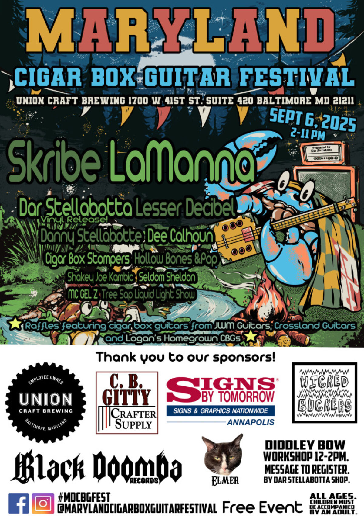 Maryland Cigar Box Guitar Festival