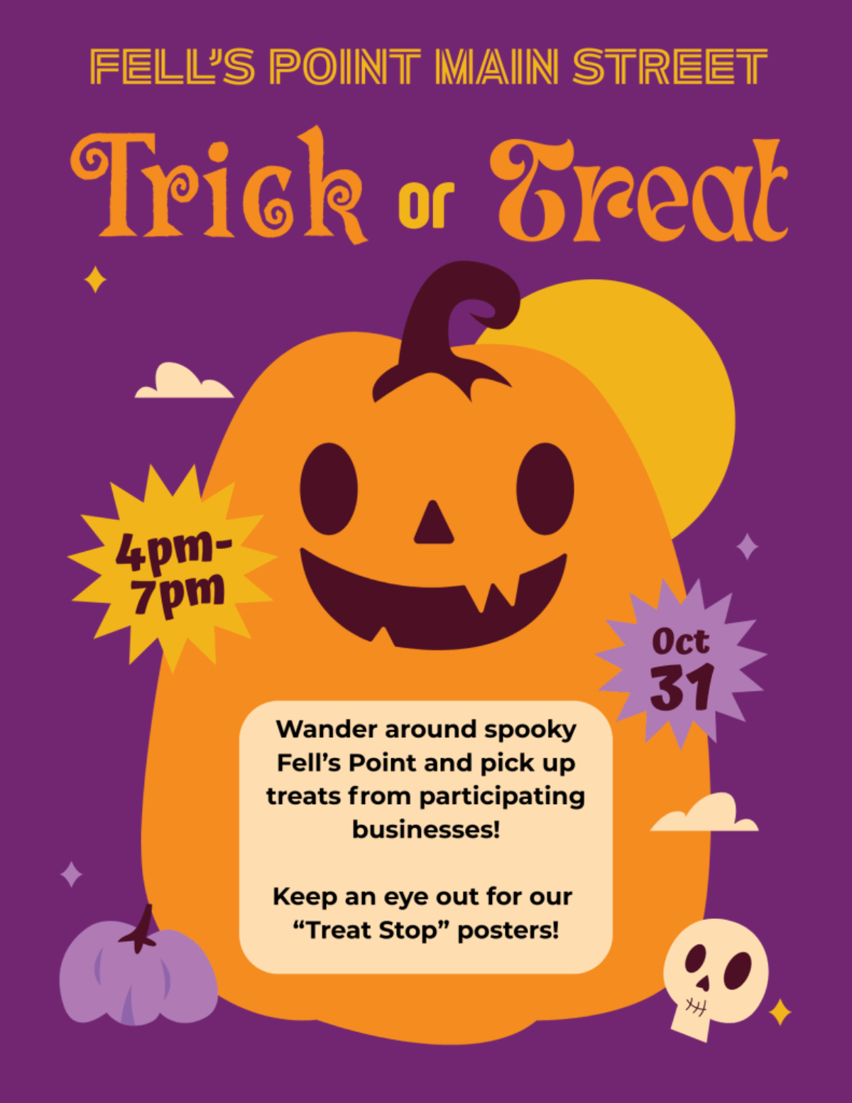 Fell's Point Business District Trick or Treat