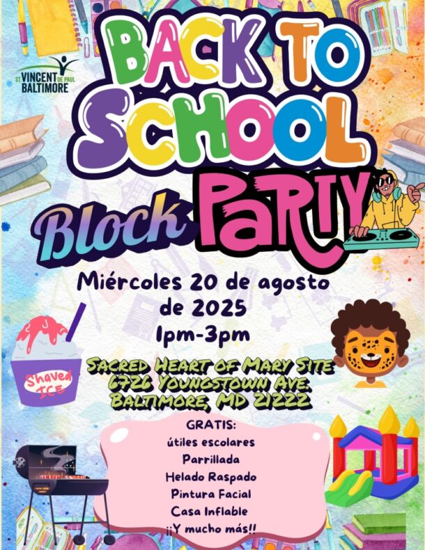 St. Vincent de Paul Head Start Back to School Block Party