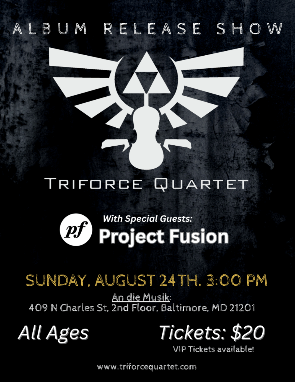 Triforce Quartet + Project Fusion: Album Release Show