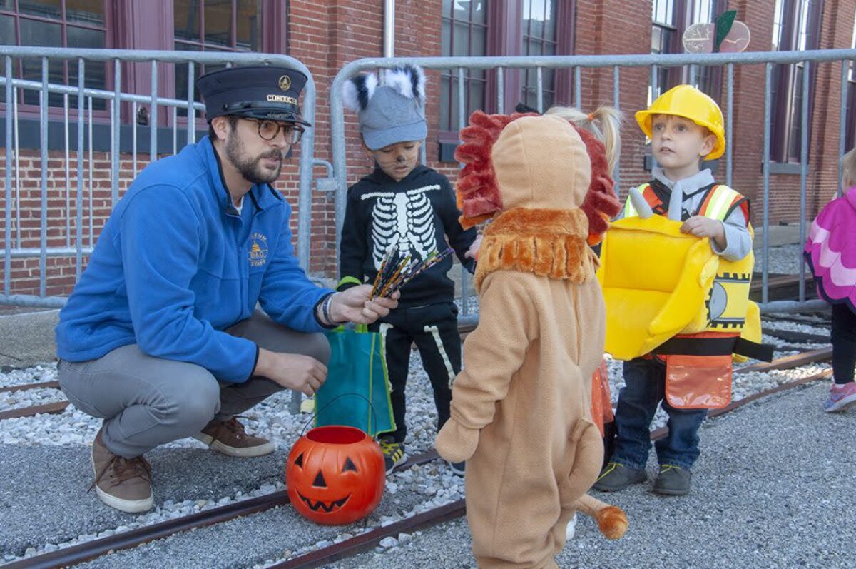 Trick or Treat with Trains
