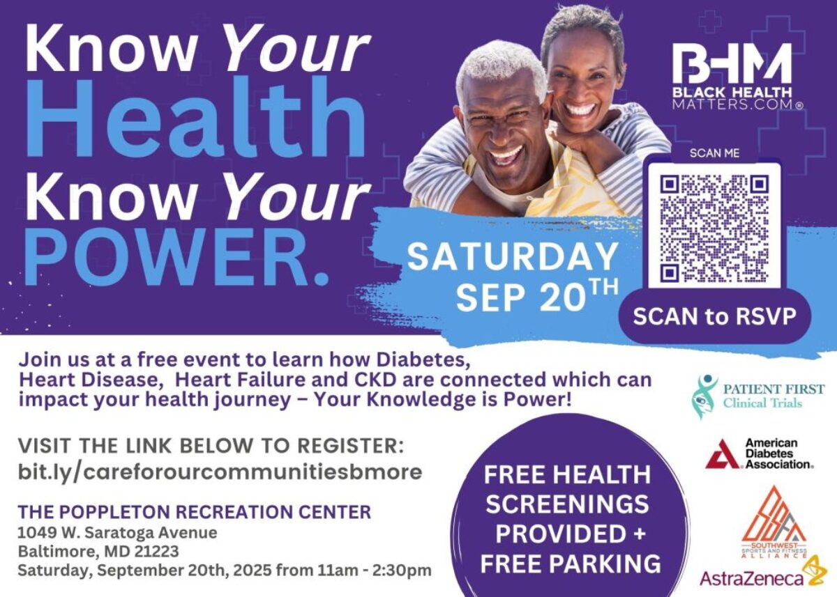 FREE Community Event - Know Your Health, Know Your Power!