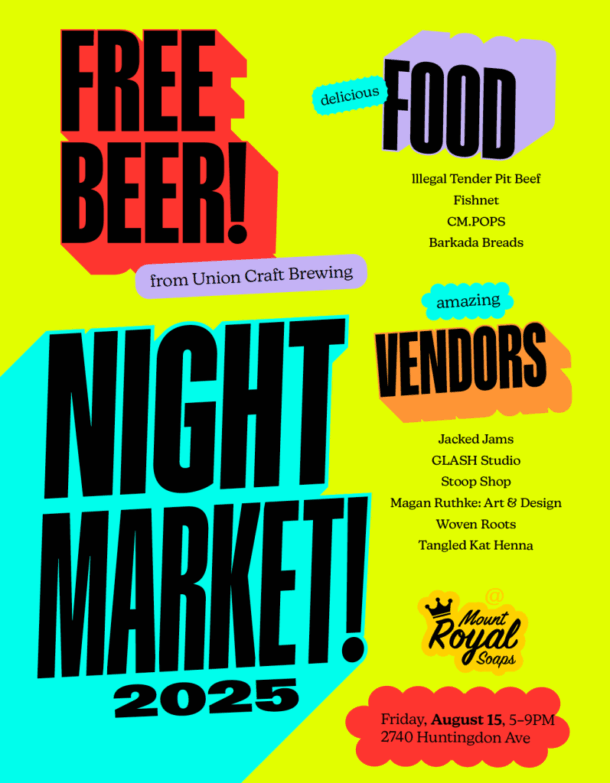 Mount Royal Soaps Night Market