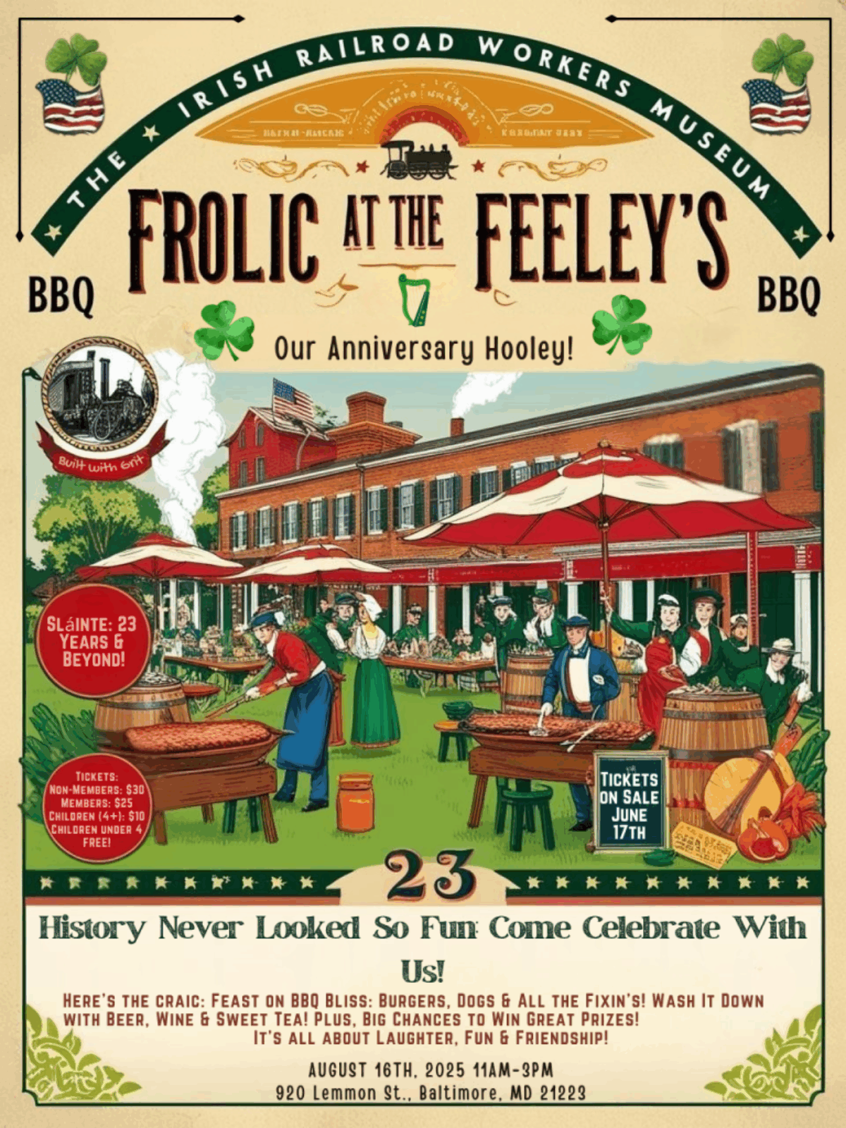 Frolic at the Feeley's BBQ