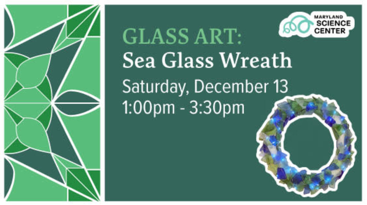 Glass Art: Sea Glass Wreath