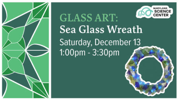 Glass Art: Sea Glass Wreath