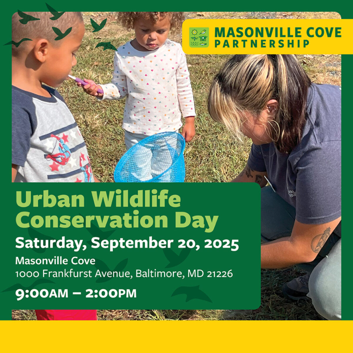 2025 Urban Wildlife Conservation Day at Masonville Cove