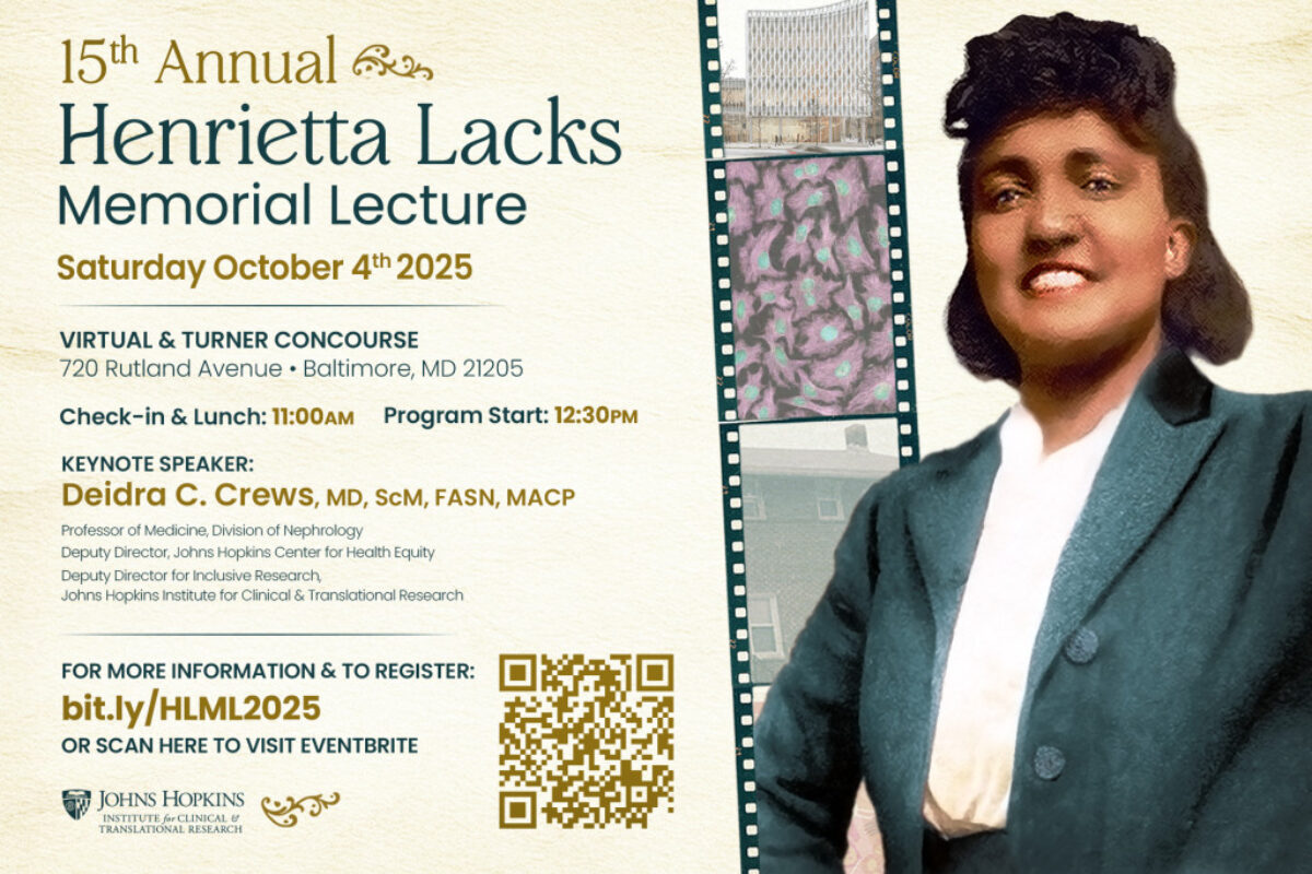 Henrietta Lacks Memorial Lecture