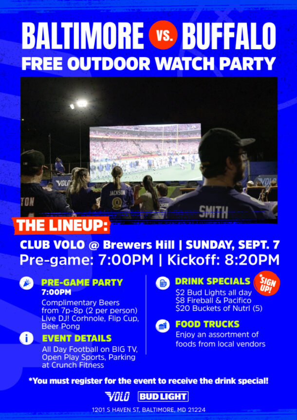 Ravens-Bills Free Outdoor Watch Party