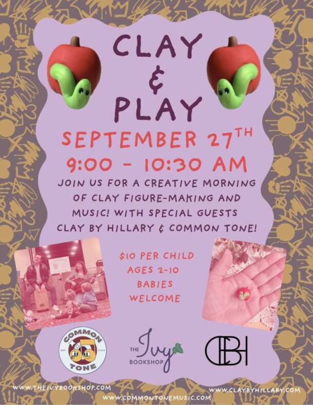 Clay & Play with Common Tone and Clay By Hillary