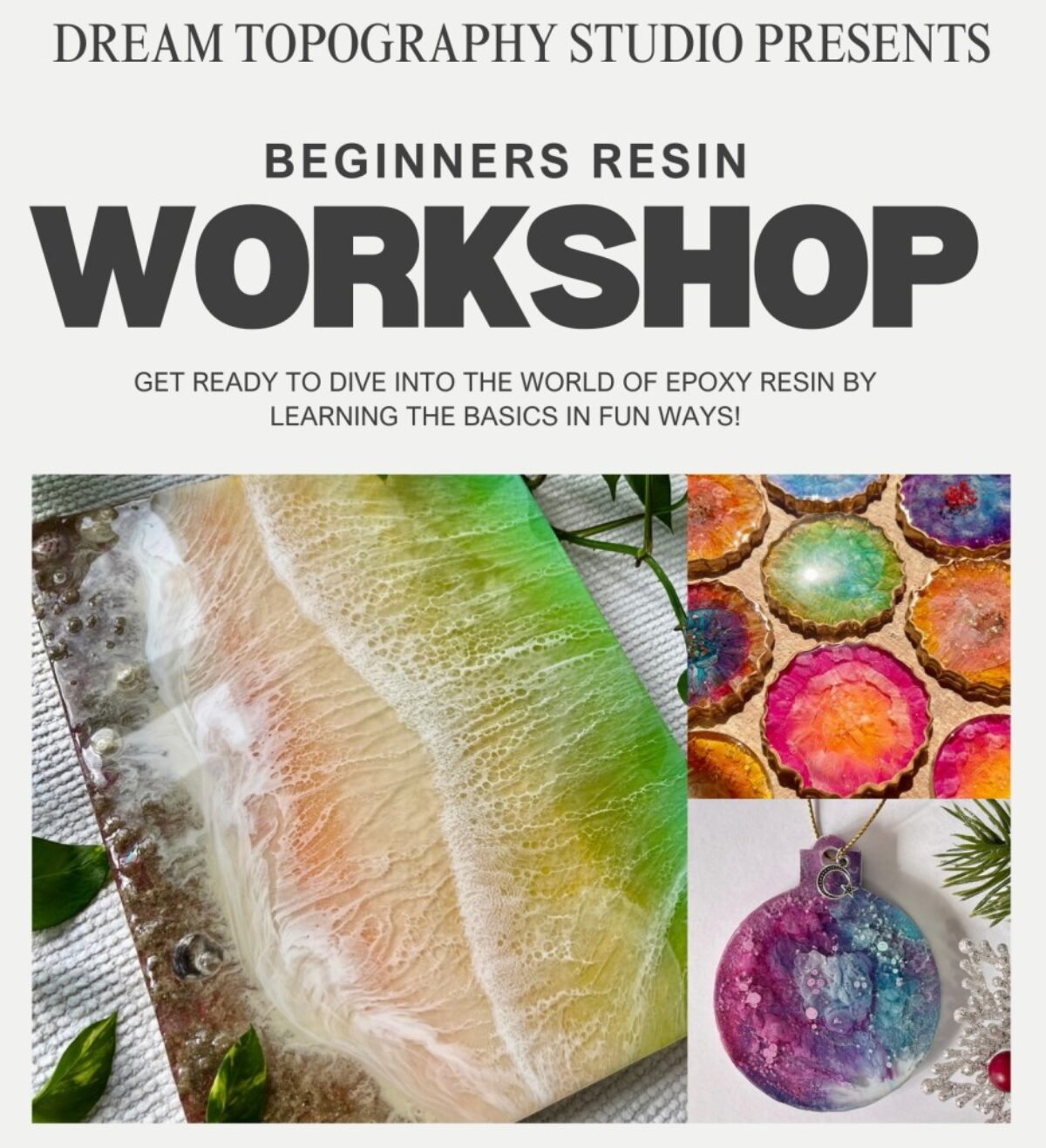 Resin Craft for Beginners with Dream Topography