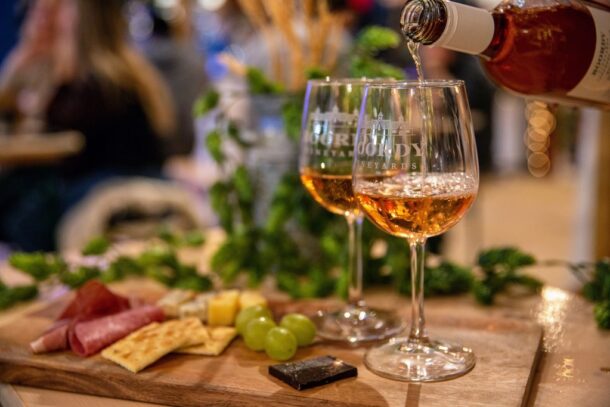 Wine Tastings at Christmas Village in Baltimore with Boordy Vineyards