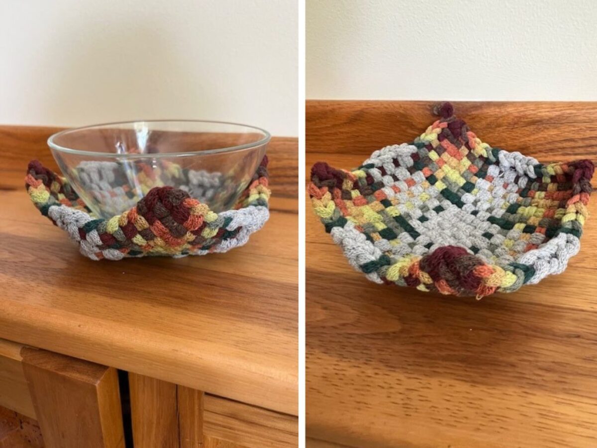 Weave a microwave bowl cozy with Deetzie Walker