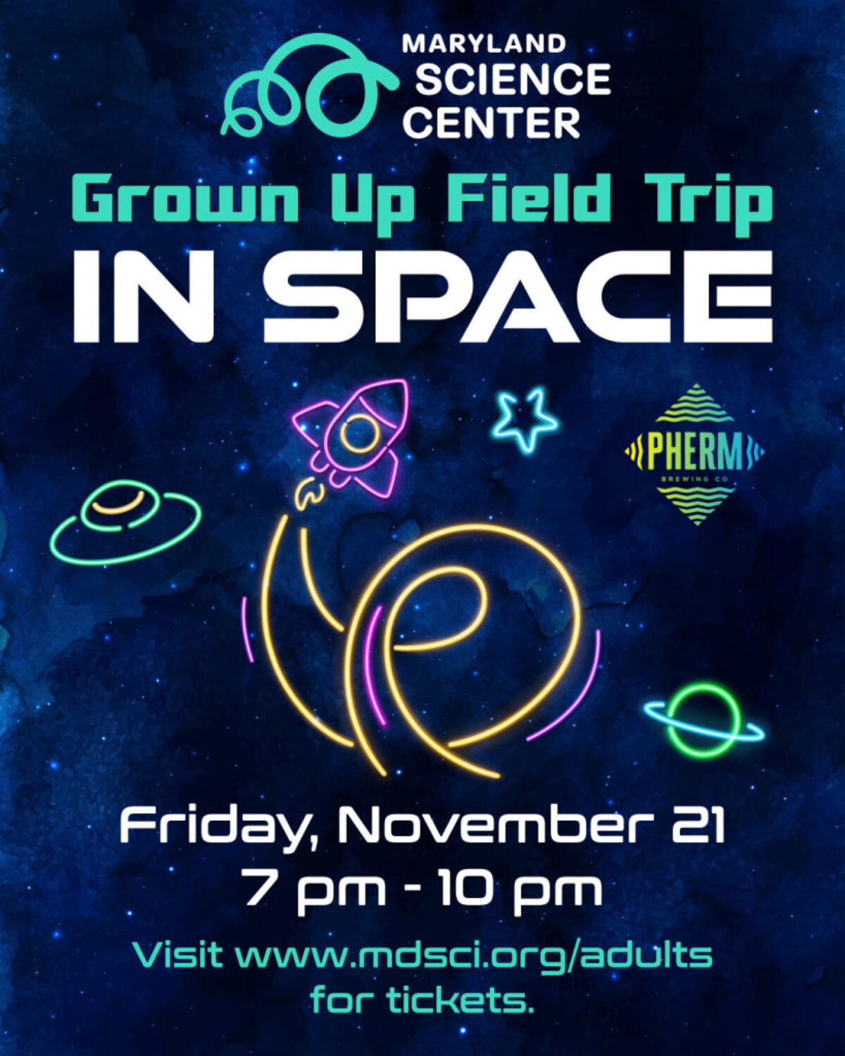 Grown Up Field Trip in Space