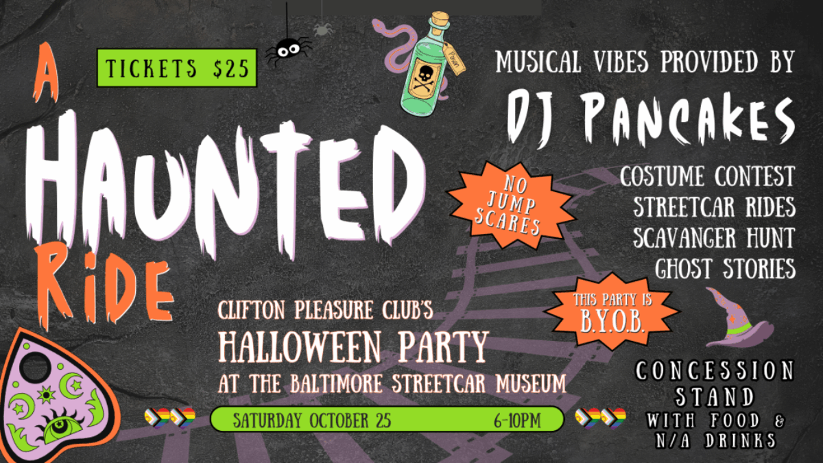 CPC Halloween Party @ The Baltimore Streetcar Museum