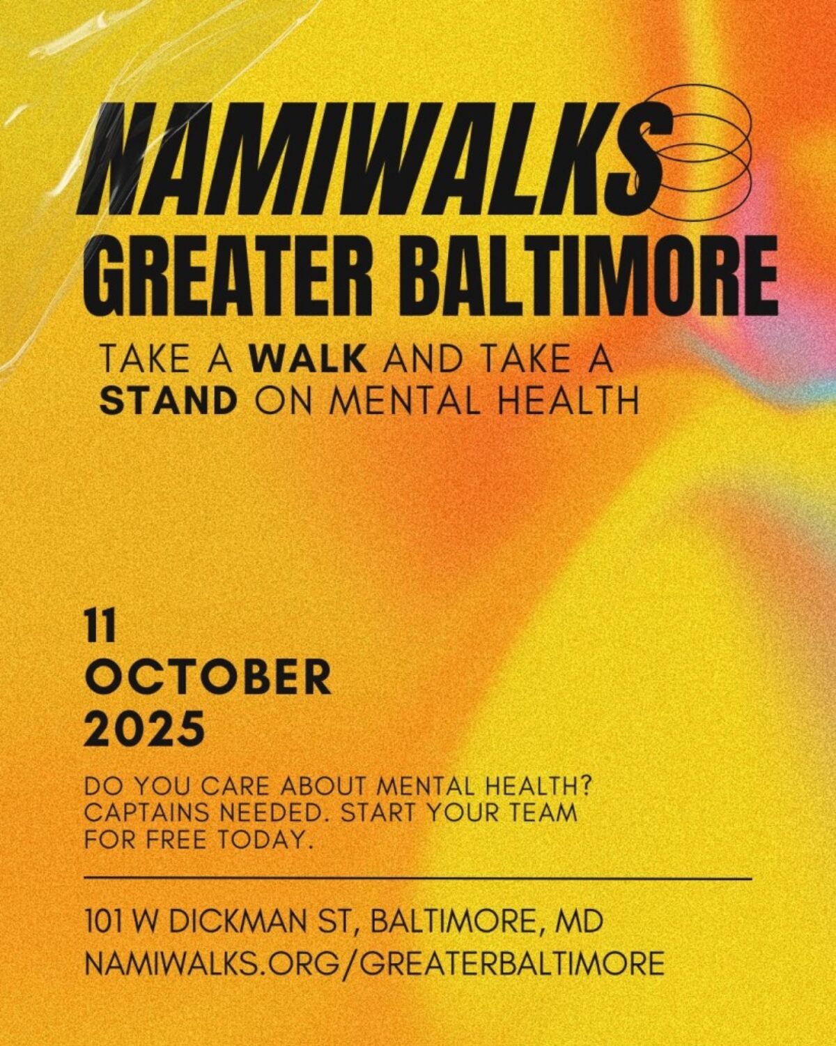NAMIWalks Greater Baltimore