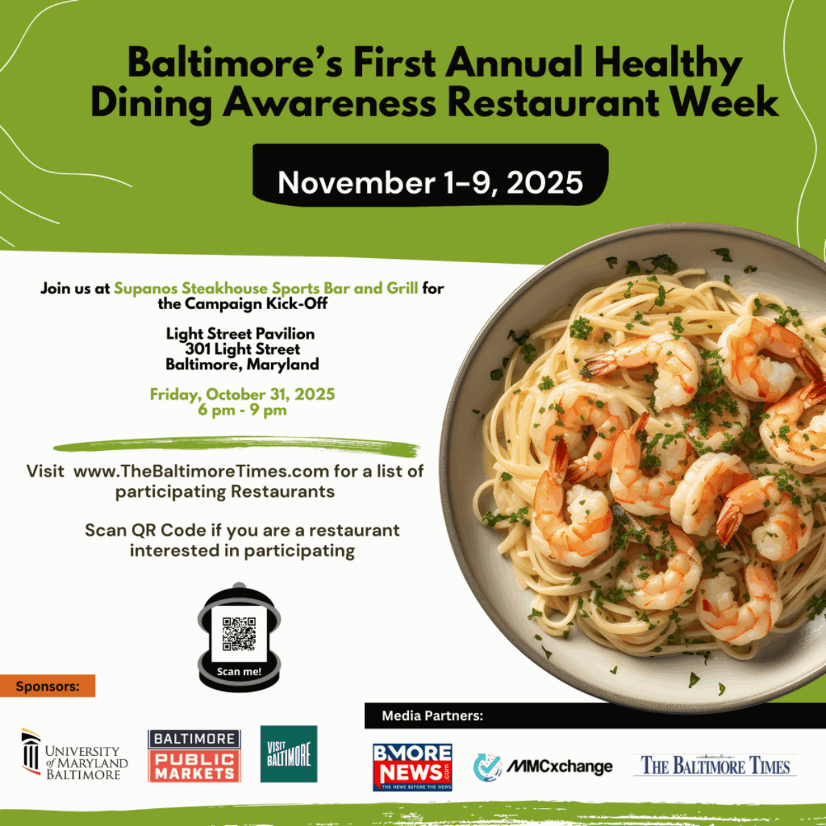 First Annual Healthy Dining Awareness Restaurant Week
