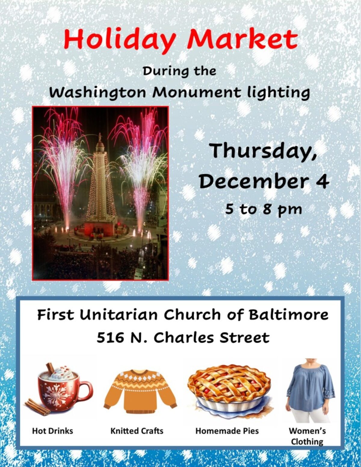 Holiday Market at First Unitarian Church of Baltimore