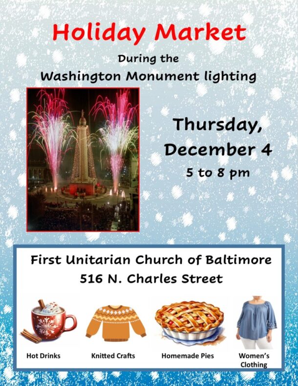 Holiday Market at First Unitarian Church of Baltimore