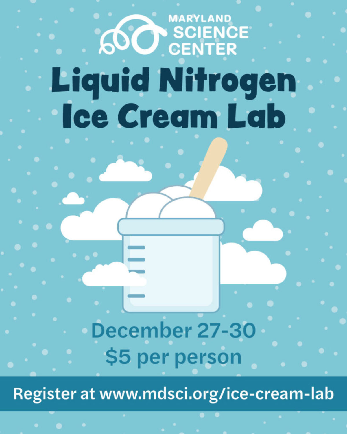 Liquid Nitrogen Ice Cream Lab event graphic