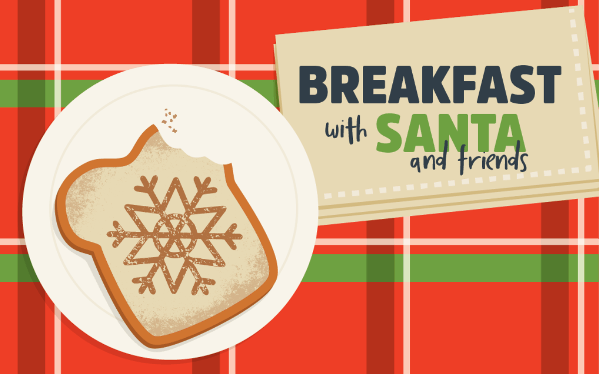 Breakfast with Santa & Friends graphic
