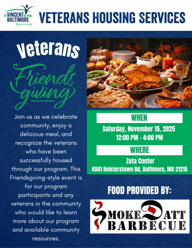 Giving Thanks to Our Vets event graphic