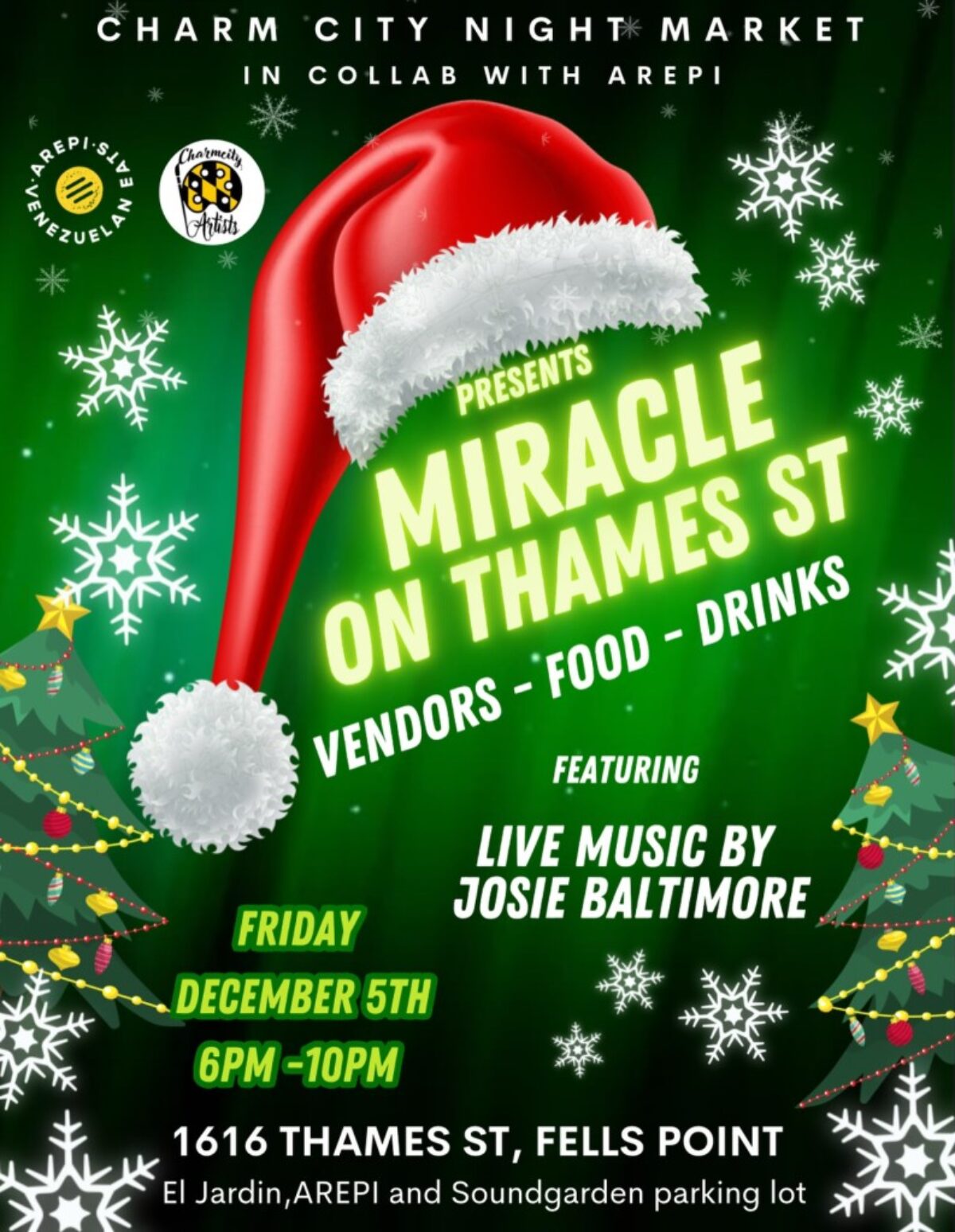 Mirace on Thames Street Charm City Night Market