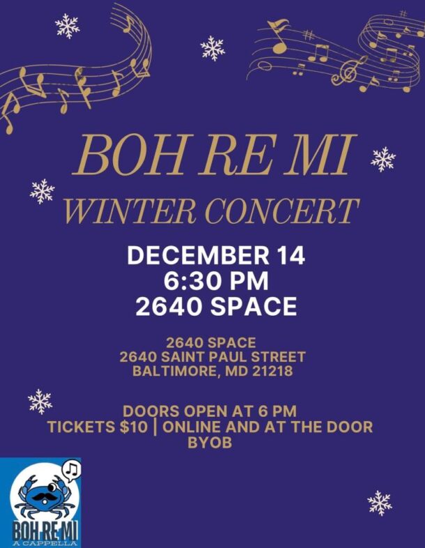 Boh Re Mi Winter Concert 2025 event graphic