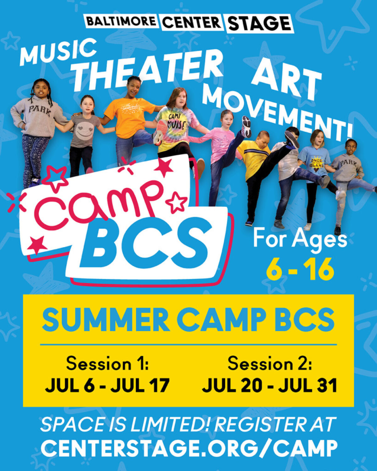 BCS Summer CAMP 2026 event flyer