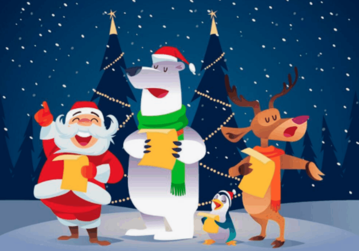 Caroling with the Ding Dongs! graphic