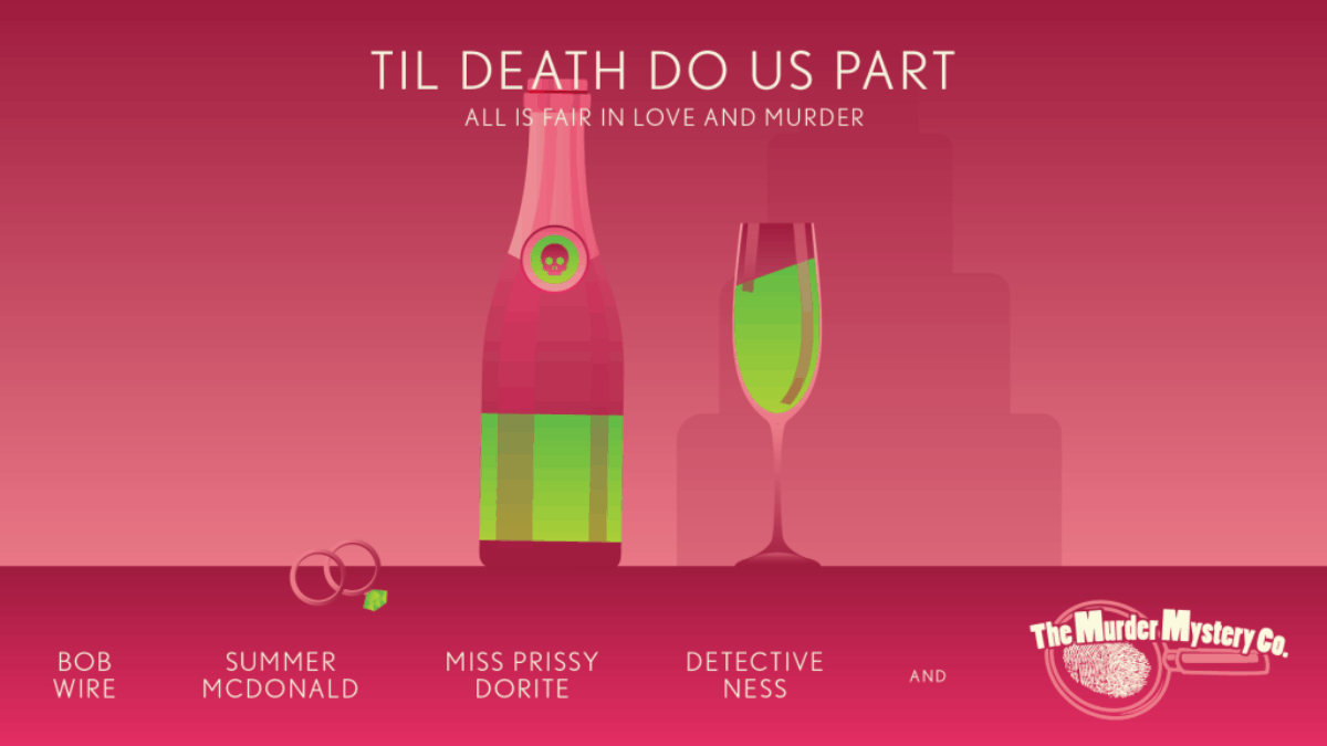 Murder Mystery Dinner: Til Death Do Us Part event flyer